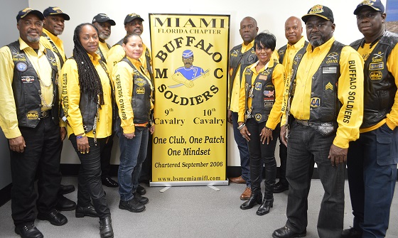 Buffalo Soldiers Motorcycle Club, Miami – Club, Patch, One Mindset